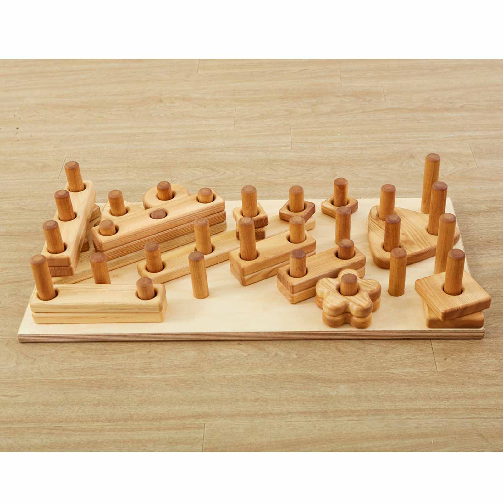 TTS Giant Wooden Stack and Build Construction Set