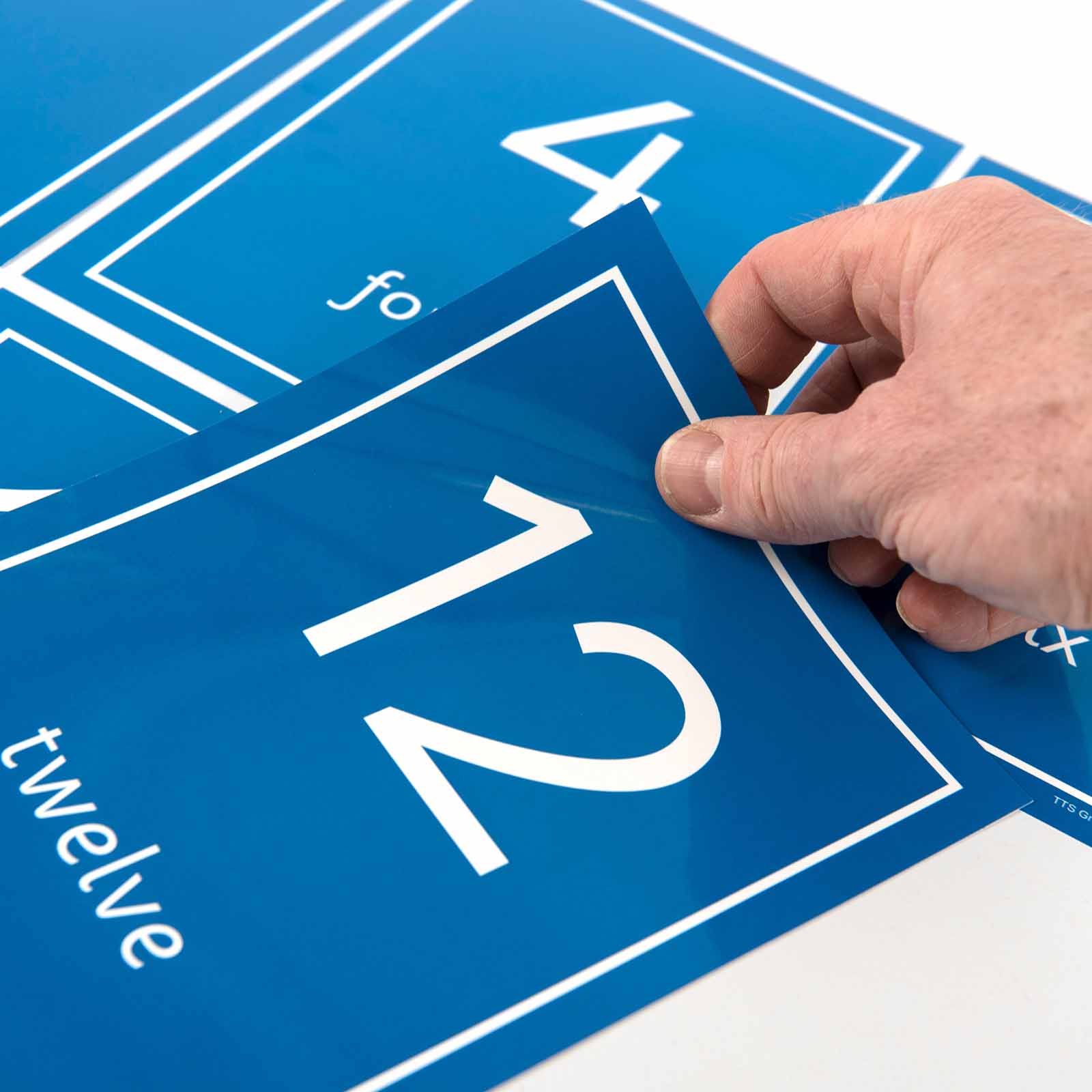 TTS Laminated Number Cards 1100